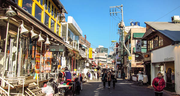 Shops In The Hongdae Area (Hongik University)