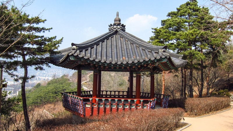 Great views are to be had from this pavilion at Naksan Park