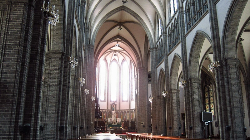 Interior of Myeongdong Cathedral
