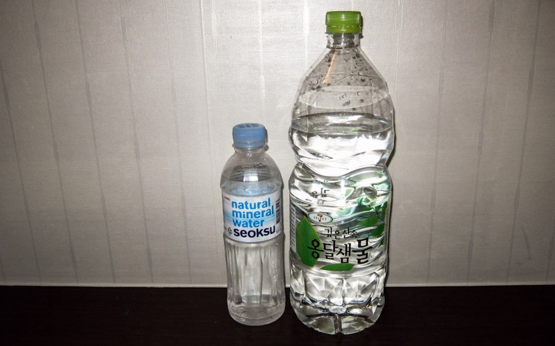 It is safe to drink tap water in Seoul, but bottled water is available everywhere