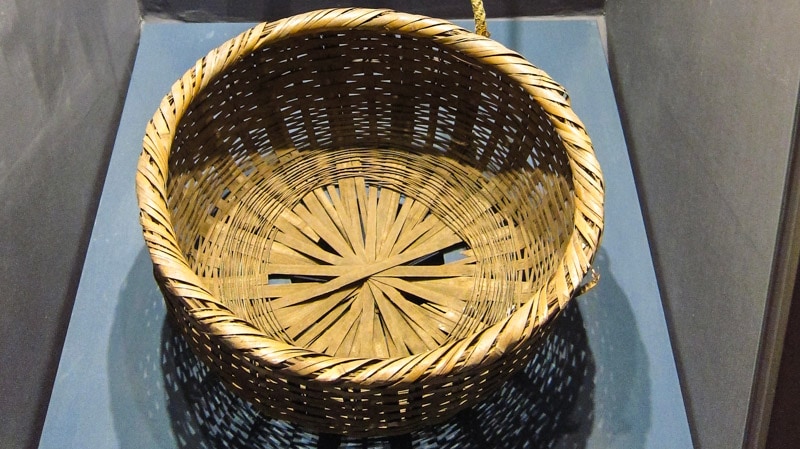 20th century seafood basket at the National Folk Museum of Korea
