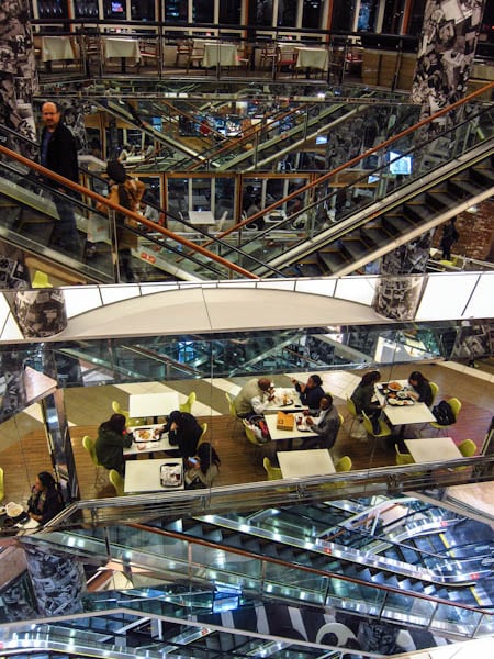 A maze of elevators