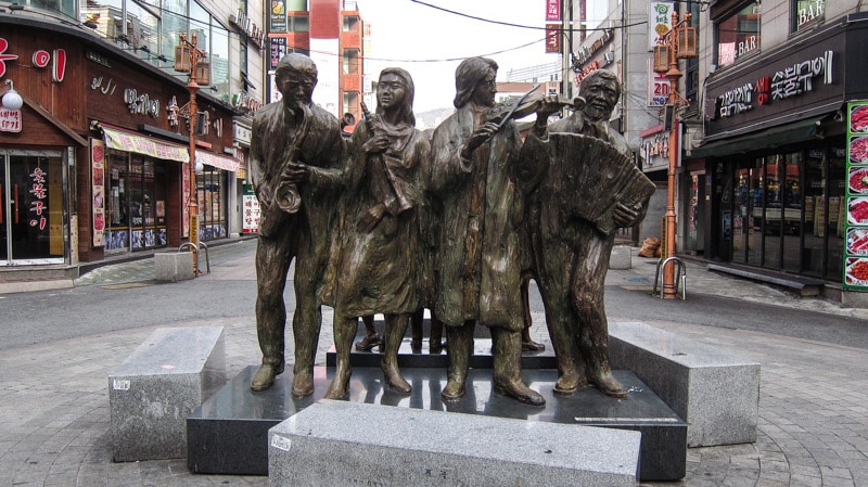 Art on Culture Street near Nowon Station in Seoul