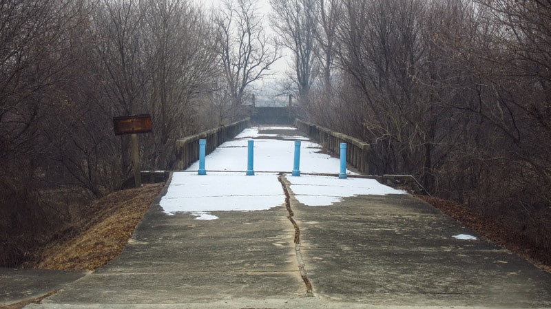 Bridge of No Return inside the Joint Security Area on the DMZ