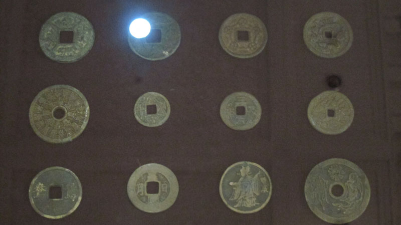 Coins from China found at the Bank of Korea Museum