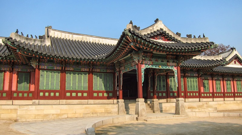 Huijeongdang Hall, used as a residence for women, Changdeokgung Palace, Seoul, Korea