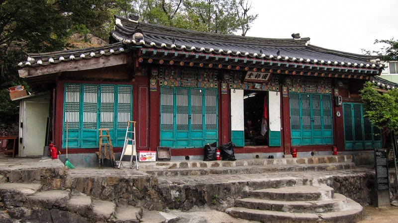 Guksadang Shrine on Mt. Inwangsan in Seoul