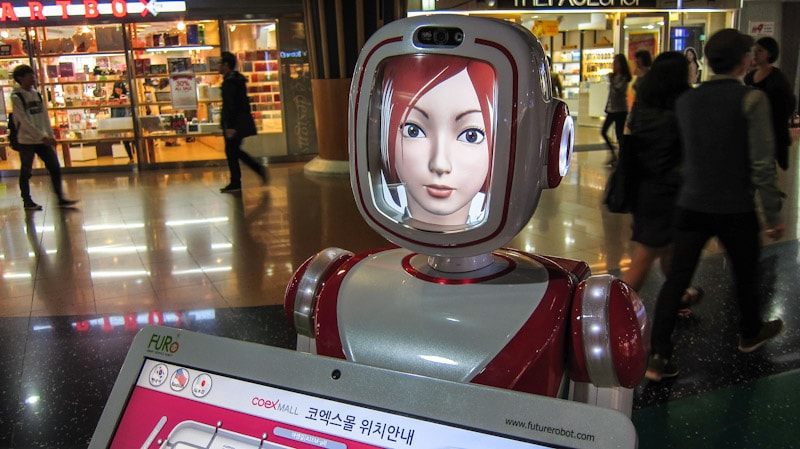 Lost? Ask the information robot to point you in the right direction