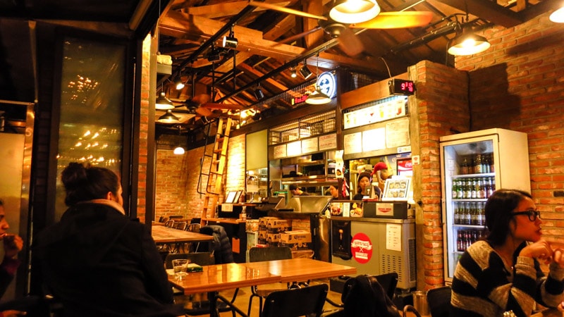 Inside Gusto Taco