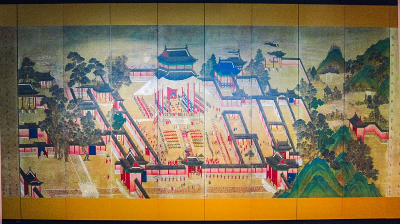 Joseon Dynasty artwork on display at the National Palace Museum in Seoul
