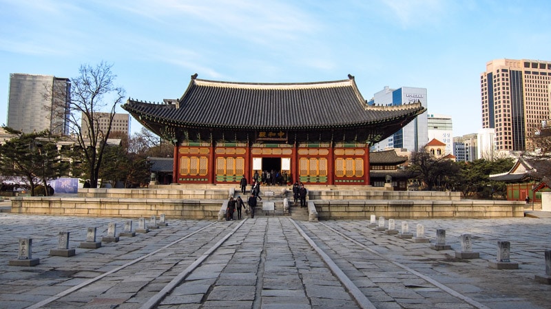 Junghwajeon, the main throne hall at Deoksugung Palace