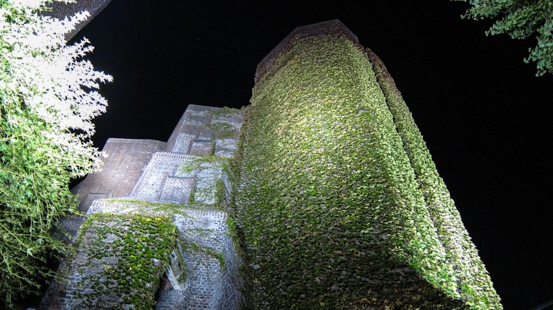 Nighttime view of Kyungdong Presbyterian in Seoul