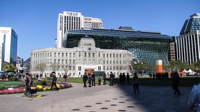 Old Seoul City Hall on Seoul Plaza