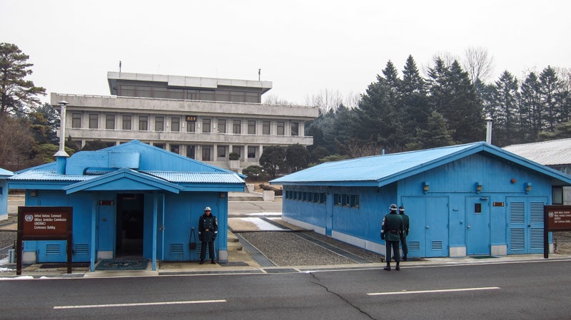 Panmunjom at the Demilitarized Zone (DMZ) on the USO Tour