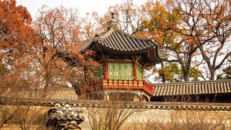 Sangryangjeong Pavilion inside Nakseonjae Complex at Changdeokgung Palace