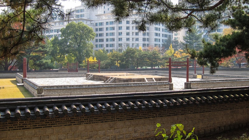 Seoul Sajikdan (Altar) at Sajik Park in Seoul