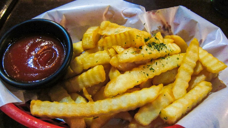 Side of French Fries at Smokey Saloon