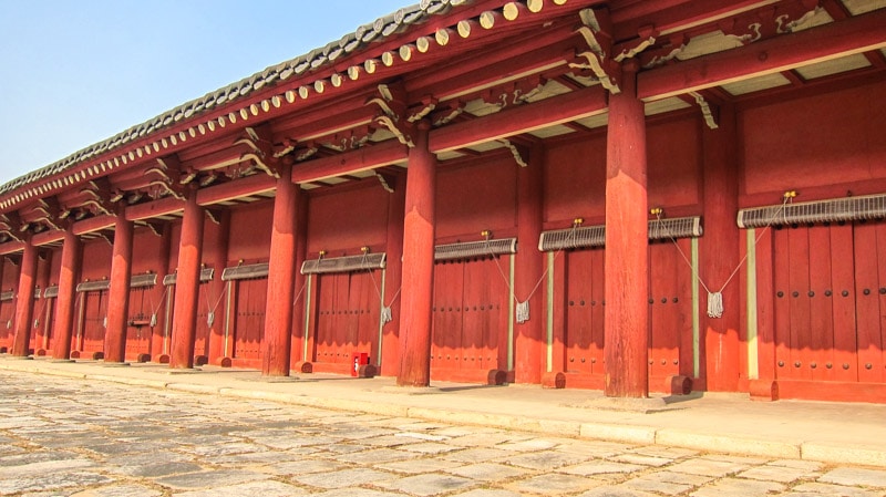 Spirit chambers of Jeongjeon Hall
