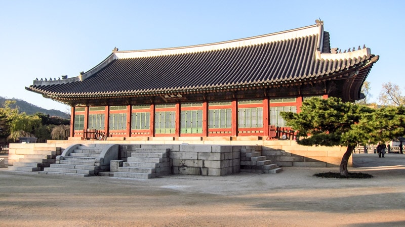 Sujeongjeon Hall, where Korean Hangul was developed by King Sejong at Gyeongbokgung Palace