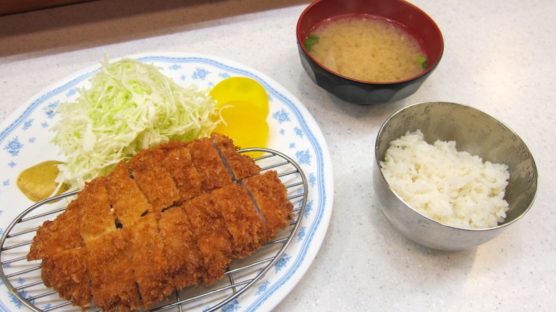 Japanese tenderloin pork cutlet at Myeongdong Tonkatsu in Seoul