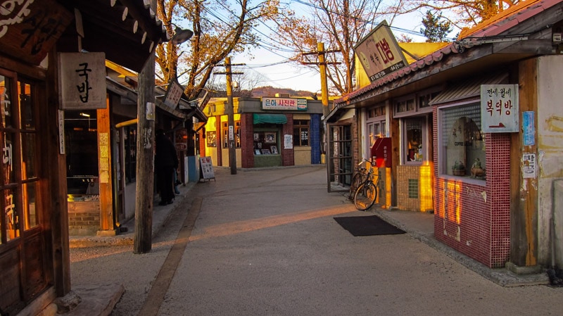 Street of the traditional village