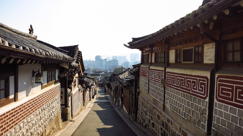 View 6: Gahoe-dong Alley uphill looking down