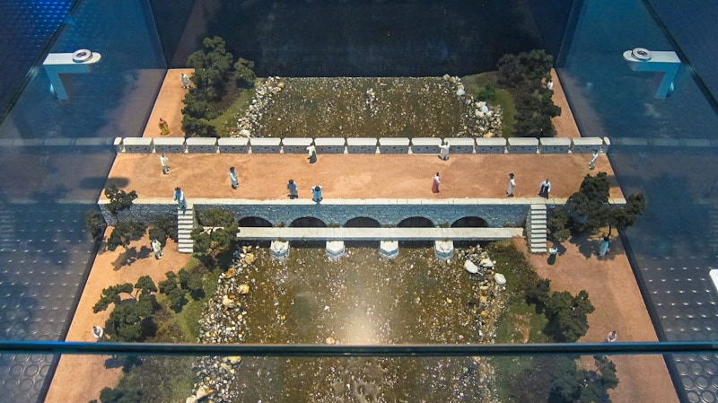 Model of Ogansumun (Five Bay Water Gate)