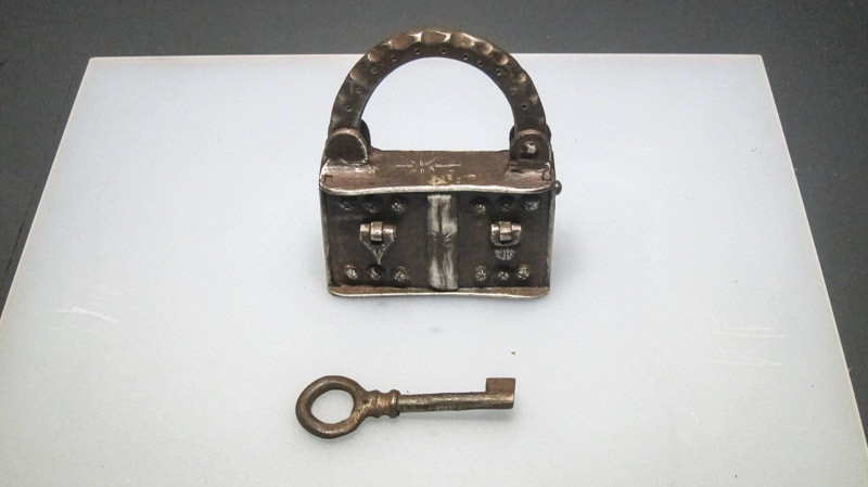 Lock and key from Afghanistan