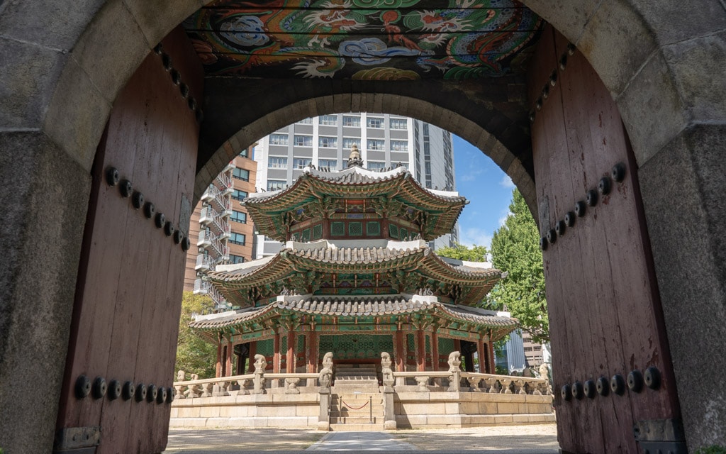 Hwangudan Altar, also known as Wongudan Altar in Seoul, Korea