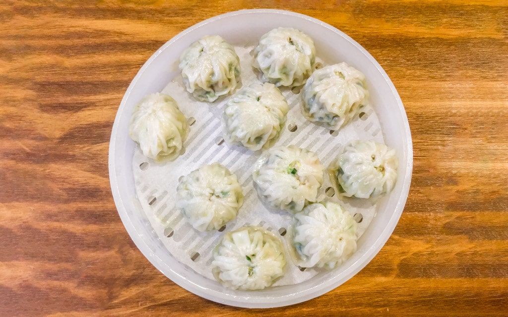 Dumplings are known as mandu in Korean cuisine