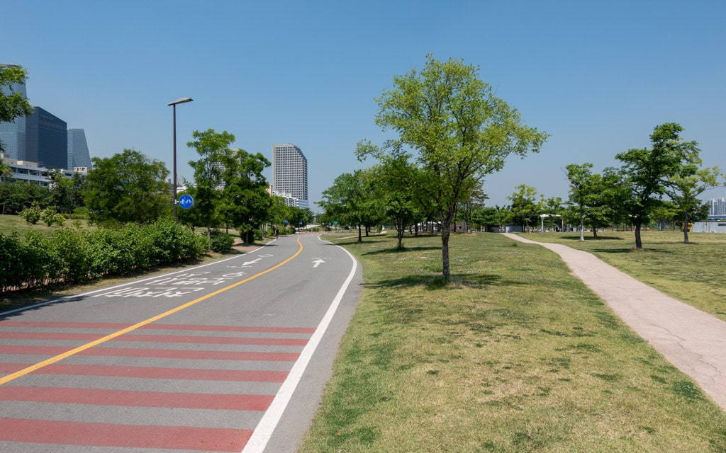 Biking and walking paths