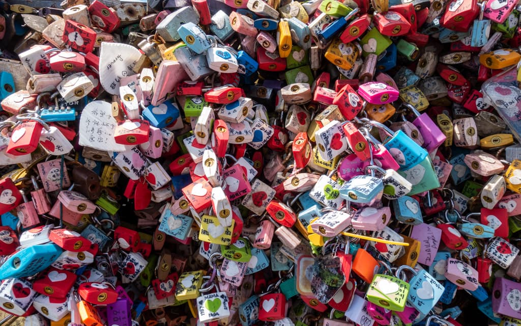 Locks of Love, Namsan Park, Seoul, Korea