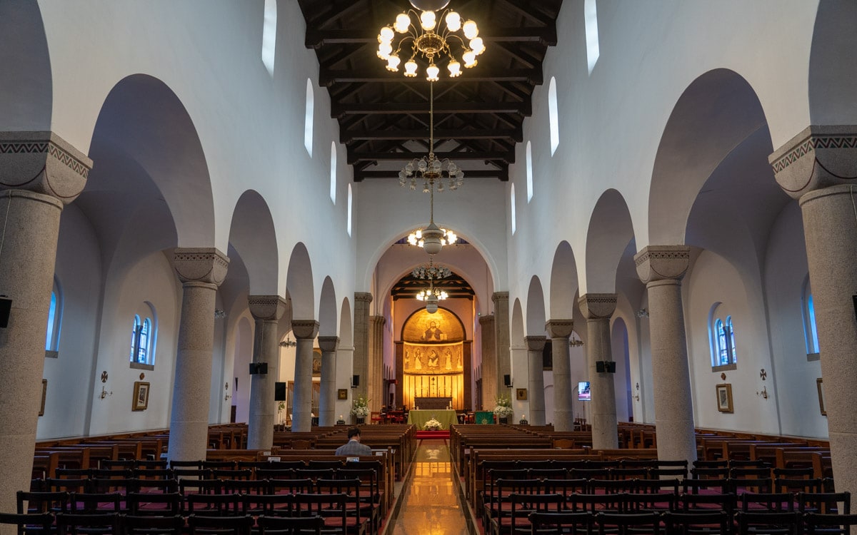 Interior of the cathedral