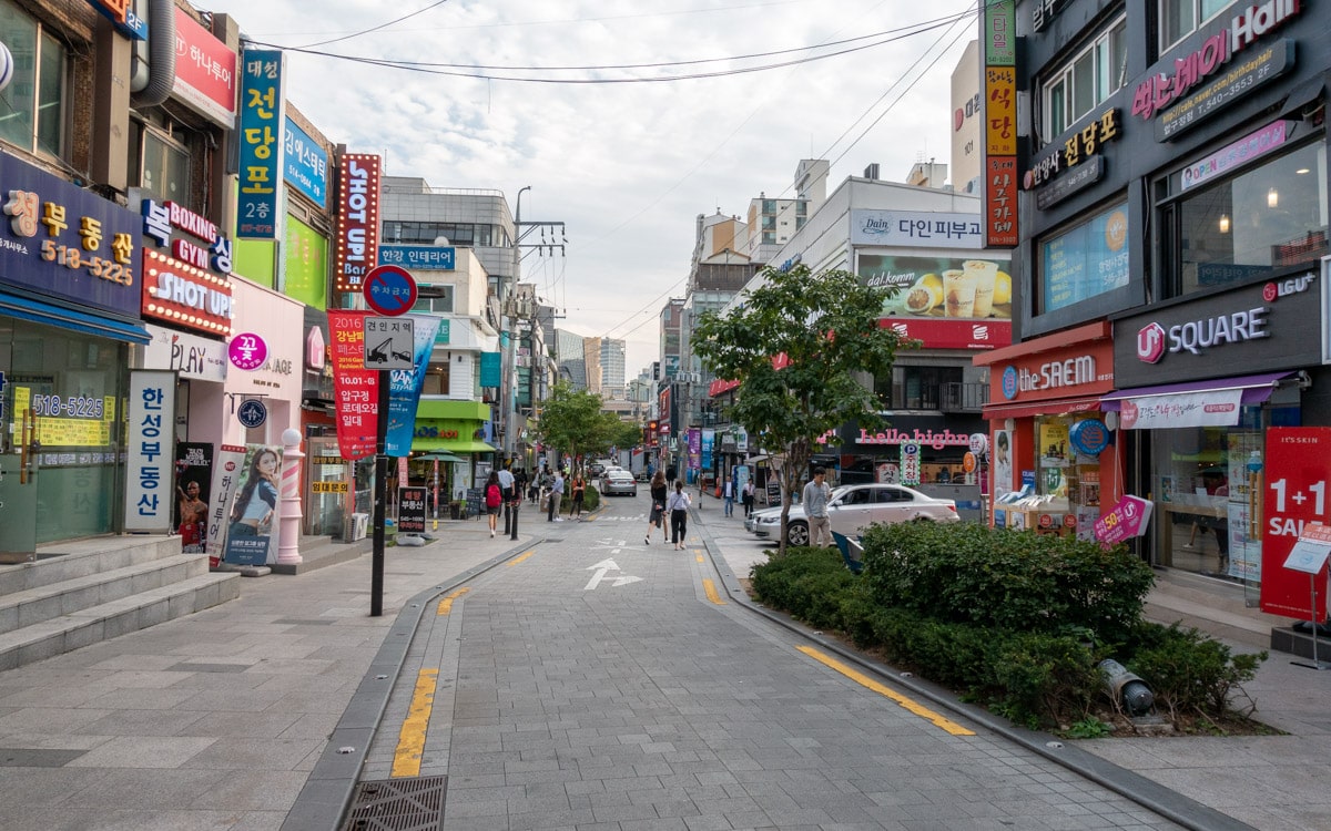 Apgujeong Rodeo Street, Seoul, Korea