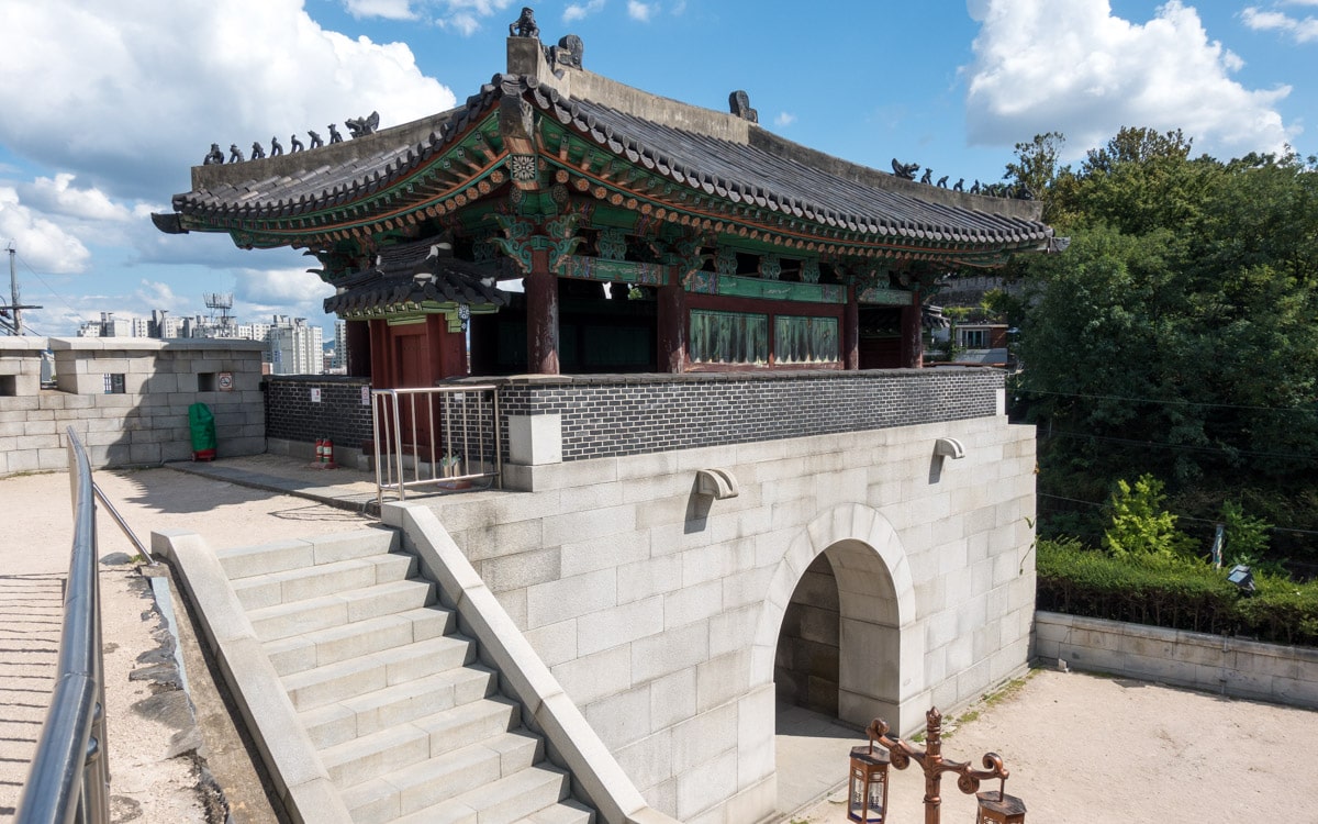 Hyehwamun Gate, originally known as Honghwamun Gate, Seoul, Korea