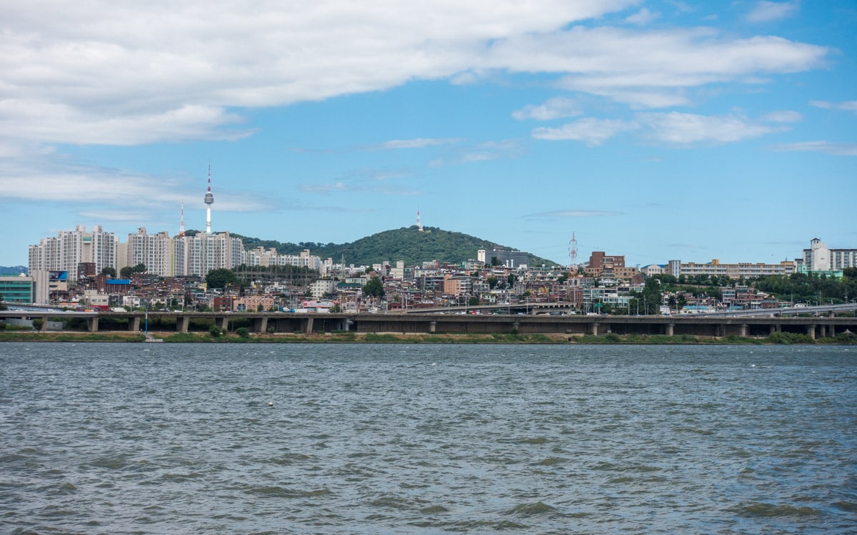 Views from the park, Banpo Hangang Park, Seoul, Korea