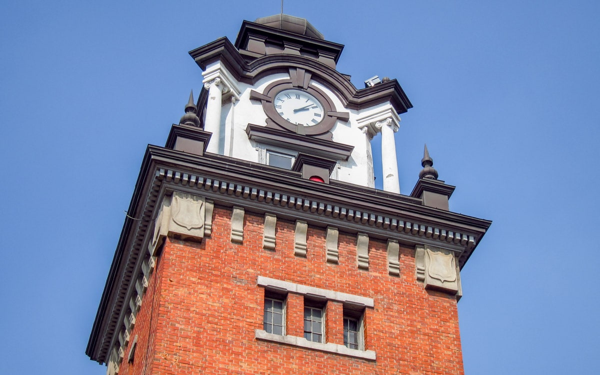 Neo-Baroque style clock tower, Daehan Hospital, Seoul, Korea