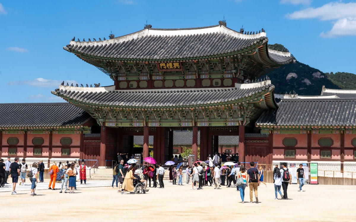 Heungnyemun Gate, Gyeongbokgung Palace, Seoul, Korea