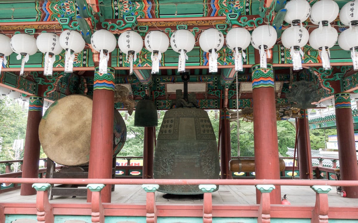 Hwagyesa Bronze Bell, Hwagyesa Temple, Seoul, Korea