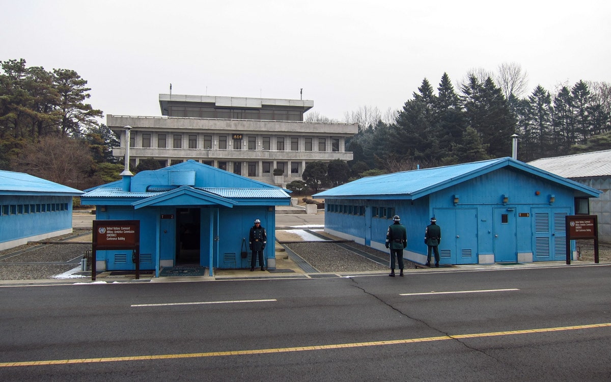 Panmunjom, inside the Joint Security Area (JSA) of the DMZ, Korea