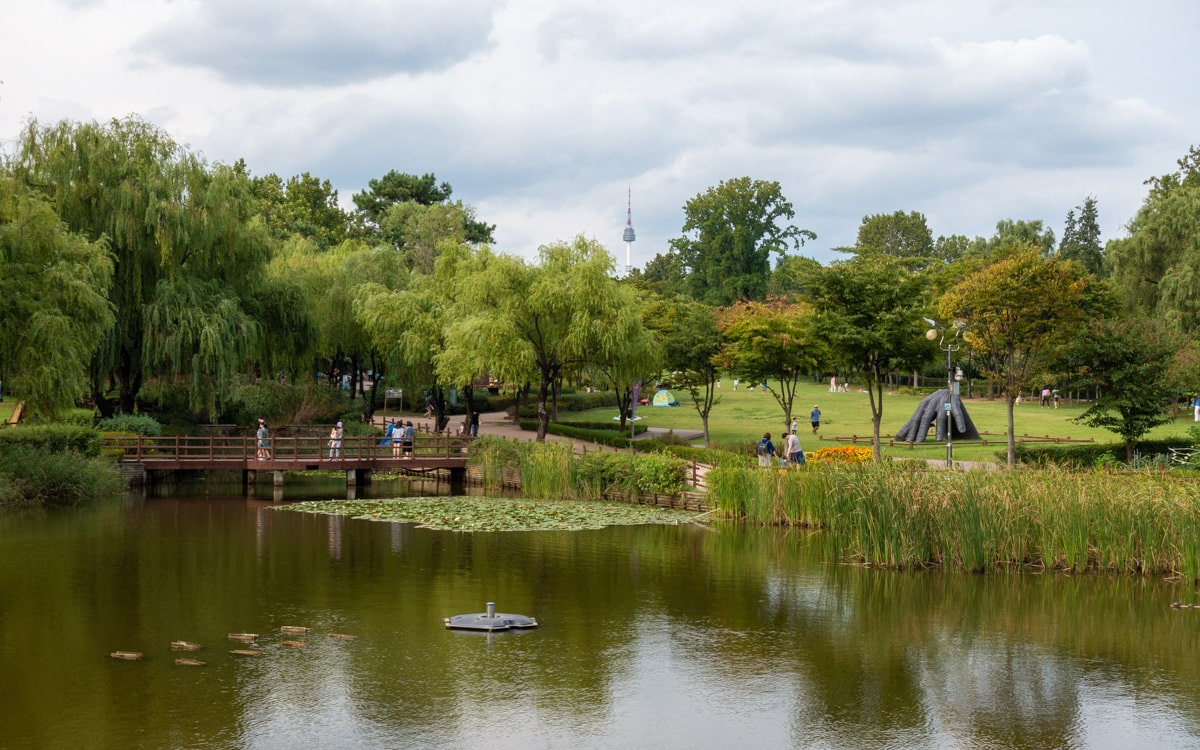 Yongsan Family Park in Seoul, Korea