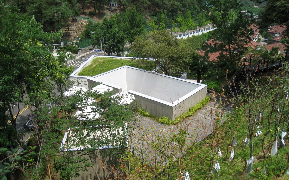 Location of Cheongun Pumping Station, Yoon  Dong-ju Literature Museum, Seoul, Korea
