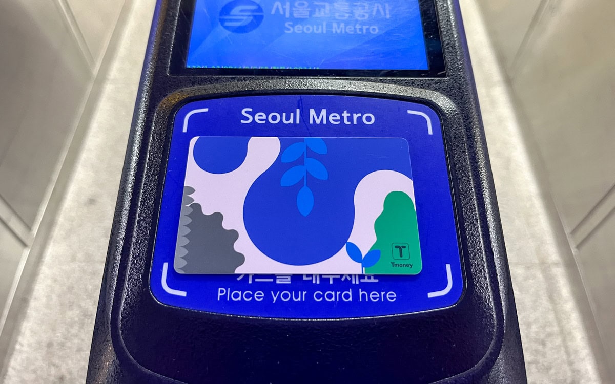 T-money Card - Rechargeable Transit Card for Metro, Bus, Taxi